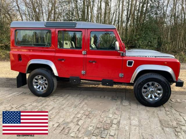 Land Rover Defender 2.5 110 COUNTY 1994  ***USA  EXPORT LHD*** Four Wheel Drive Diesel Red