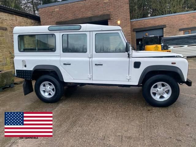 Land Rover Defender 110 2.0 110 county station wagon TD5 *** USA  EXPORT LHD *** Four Wheel Drive Diesel White